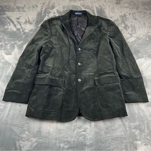 vintage Polo Ralph Lauren Jacket winter Corduroy blazer cotton men BREEN size 46